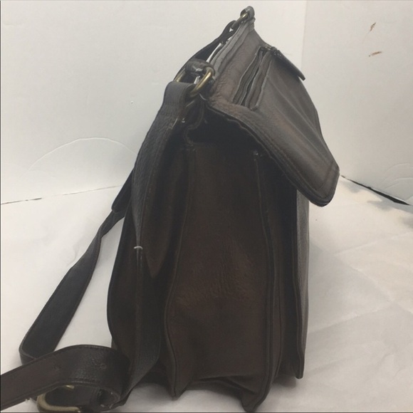 Fossil leather Briefcase/Shoulder bag - Picture 4 of 11